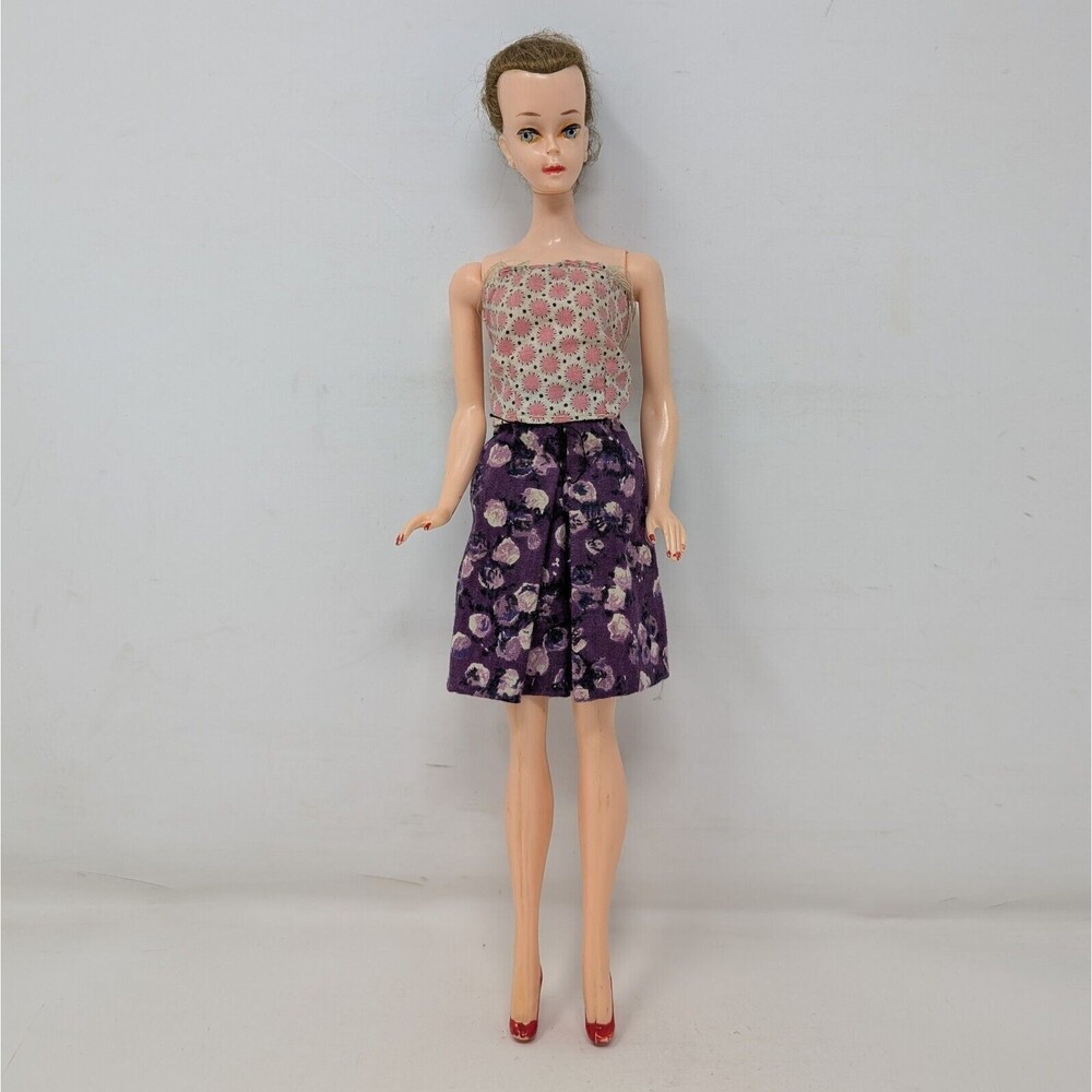 Stunning Hong Kong Bild Lilli Doll Vintage Pre Barbie Clone 11.5" Molded Plastic